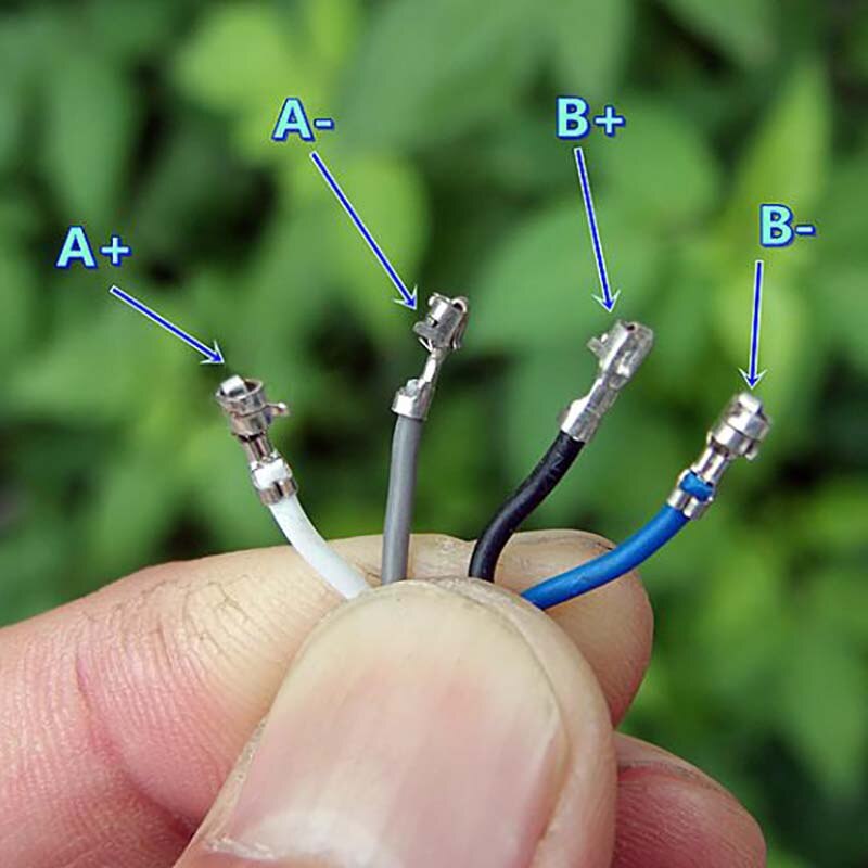 TIKO 35mm Stepper Motor 2-Phase 4-Wire Step Angle: 7.5 Degree Micro Stepping Motor with Metal Precision Gear for 3D Printer