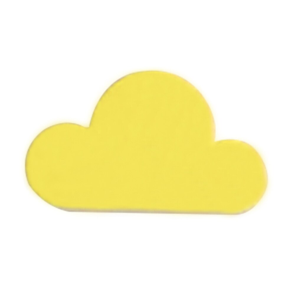 Cloud Shape Magnets Wall Key Holder Keys Securely Pink/Yellow: NO2