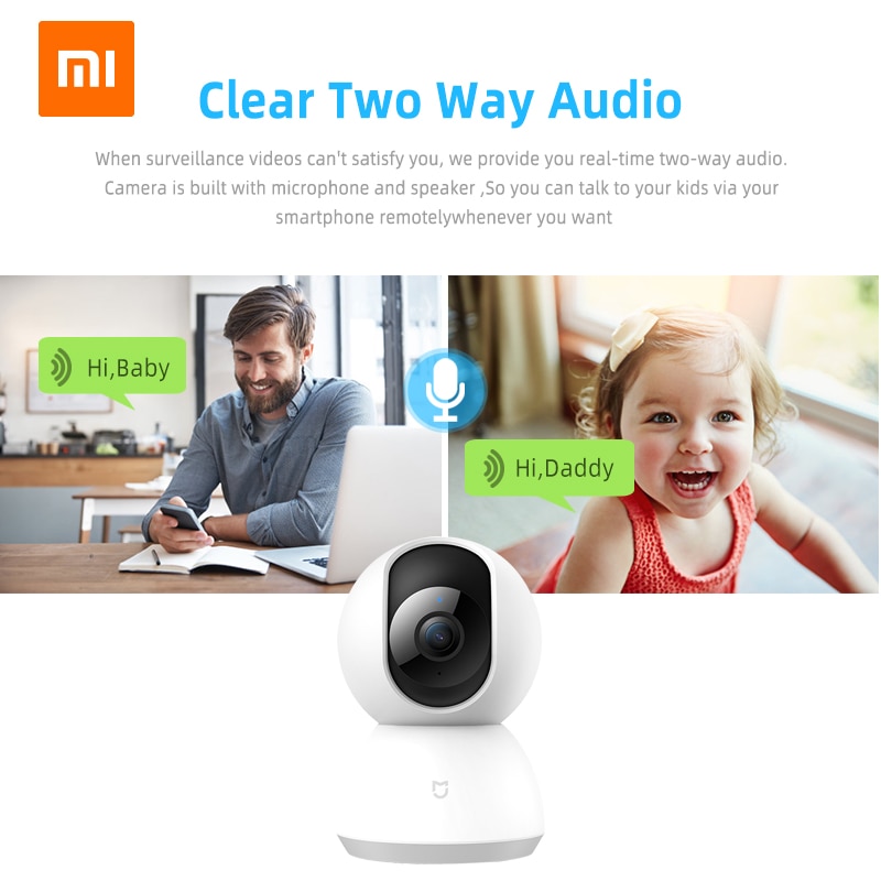 Offical Xiaomi 1080P Ip Mi Smart Camera 360 Hoek Draadloze Wifi Nachtzicht Video Camera Webcam Camcorder Beschermen Thuis beveiliging