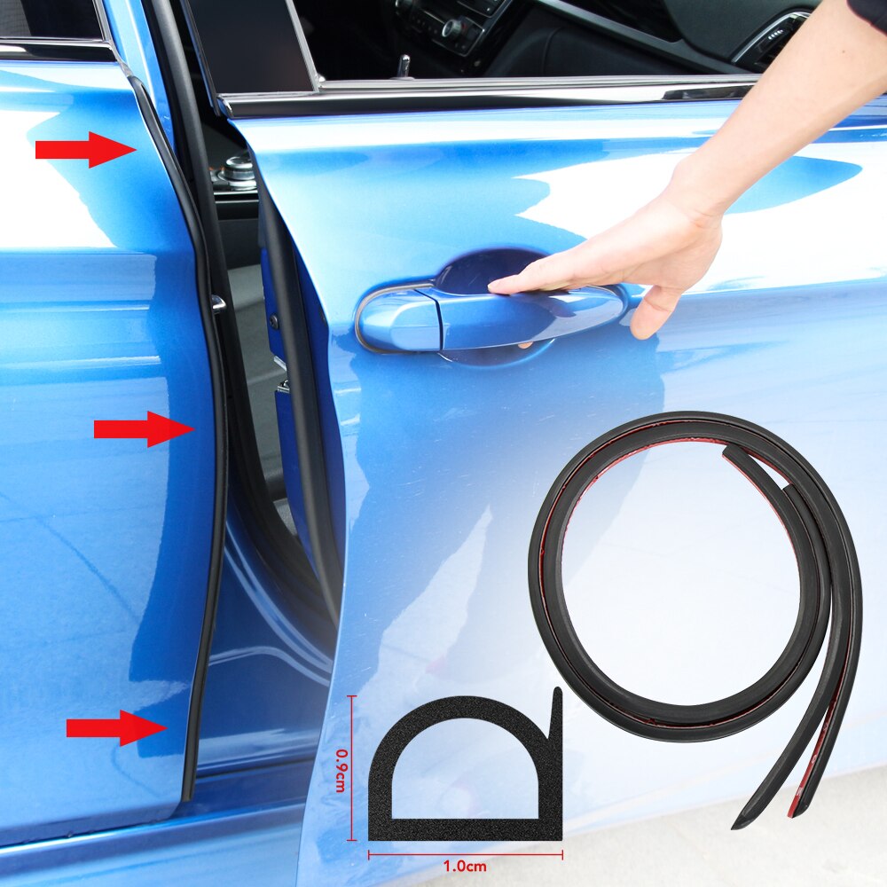 2 pcs Car Door B pillar Rubber Protection Seal Strip for vw passat polo golf Gti jetta skoda octavia fabia seat leon ibiza