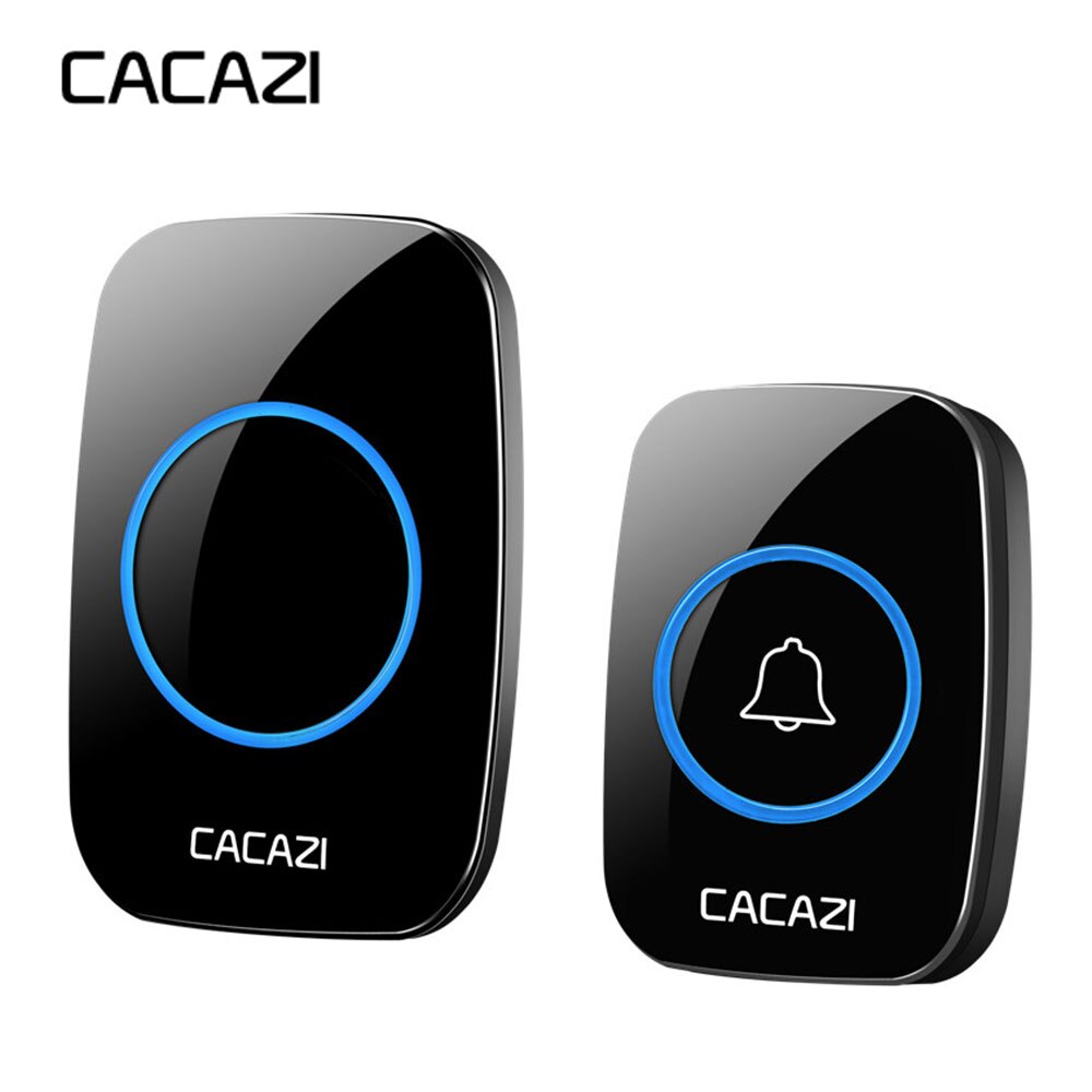 Door Bell Wireless Doorbell AC 100-240V 300M Range IP44 Waterproof EU UK US Plug Receiver With 38 Chimes Door Ring