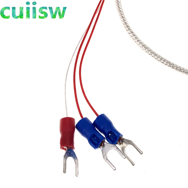 PT100 probe 0.5M RTD Cable Stainless Probe 4*30*500mm 3 Wires Temperature Sensor -50 C to + 400 C