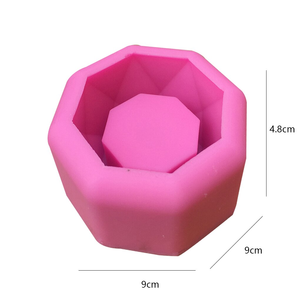 Vetplanten maken van betonnen siliconen mal 3d bloempotten aromatherapie gipsen kandelaar diy cementen plantenbak mal