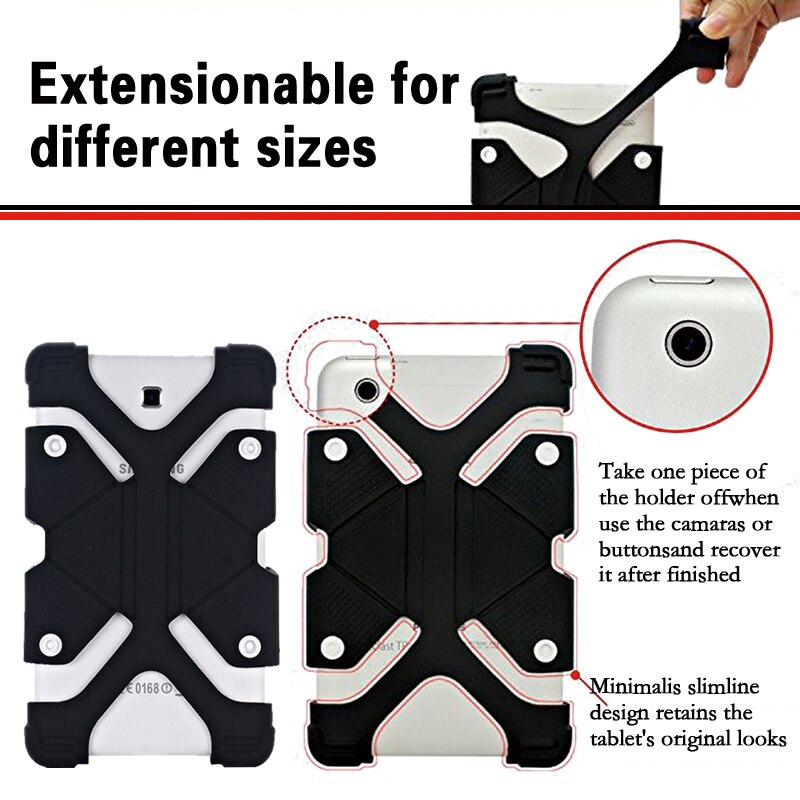 Shockproof Silicone Stand Cover Case for Alcatel 1T 3T A3 10 10.1 Inch Tablet Case