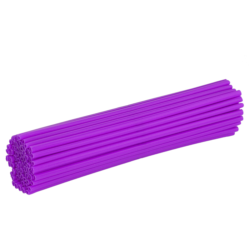 Rayons de moyeu de roue avant ou arrière pour XR CRF BBR Dirt Pit Bike, 10, pièces/ensemble, 10, 12, 14, 16, 17, 19 pouces: Violet