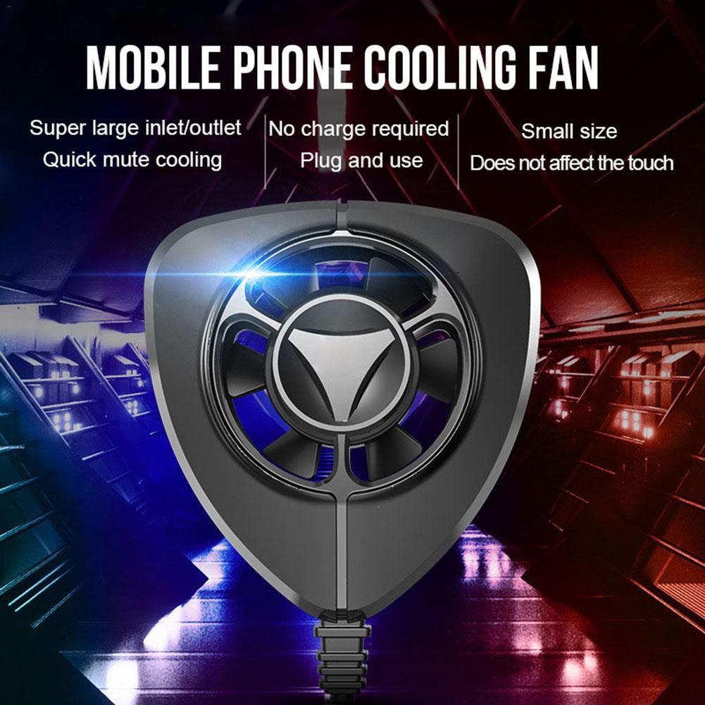 FL02 Universal Portable Mobile Phone Gaming Cooler Radiator Heat Cooling Fan