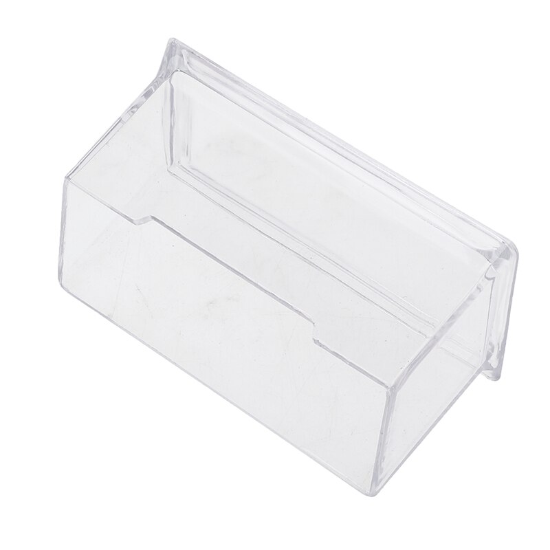 Clear Desktop Business Card Holder Display Stand Desk Desktop Countertop Business Card Holder Desk Shelf Box
