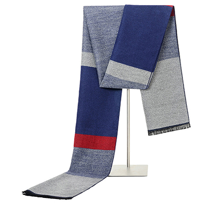 Naoyoshi Men Scarf Cotton Linen Striped Men's Scarves Warm