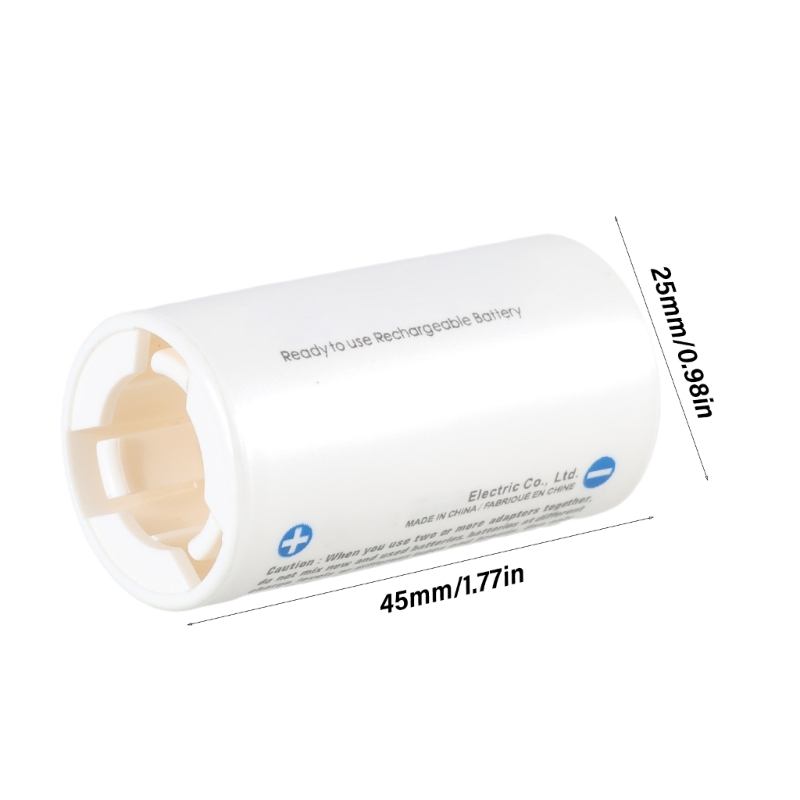 Estojo adaptador conversor bateria lr6 aa para lr14 c, amplia a usabilidade suas baterias para eletrônicos