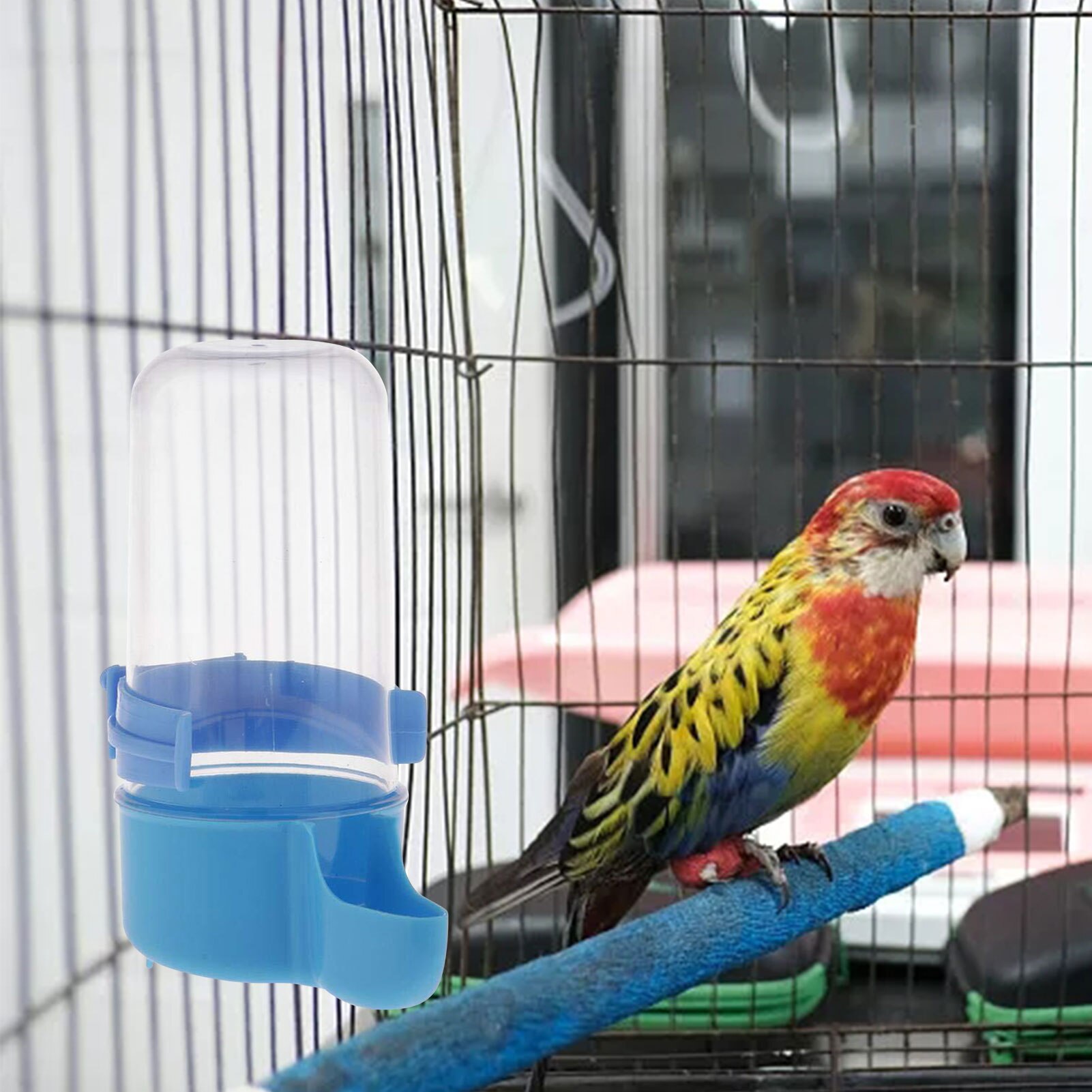 Vogel Automatische Wasser Spender Sicher Kunststoff Hängen Vogel Liefert Insekten Liefert Kleine Tiere