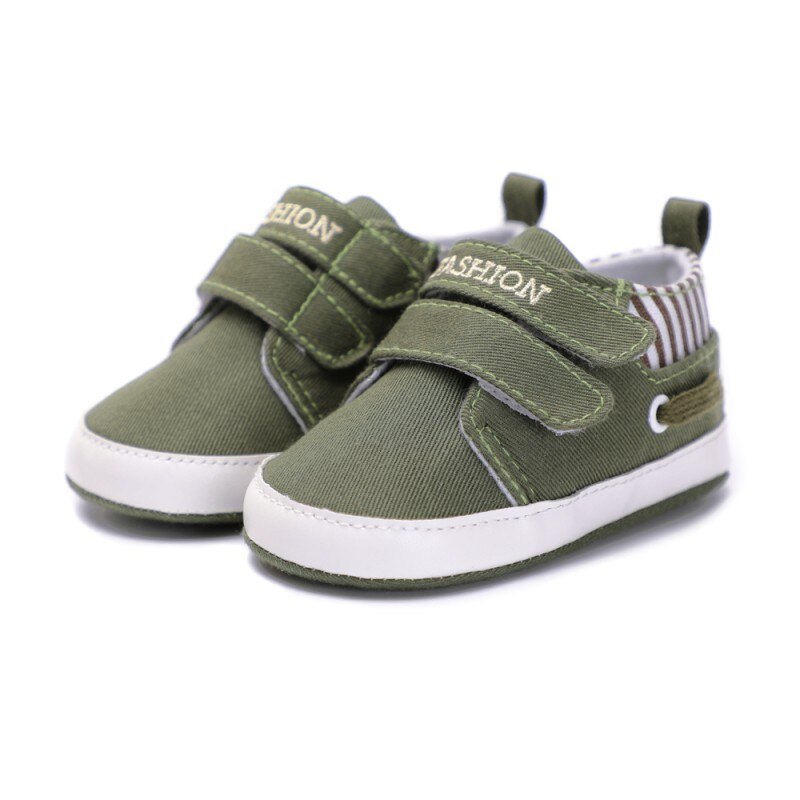 Bobora Spring Autumn Kids Boy Toddler Shoes Soft Soled Bottom Baby Crib Shoes Indoor Toddler Shoes Prewalkers 0-18M: green / 18M