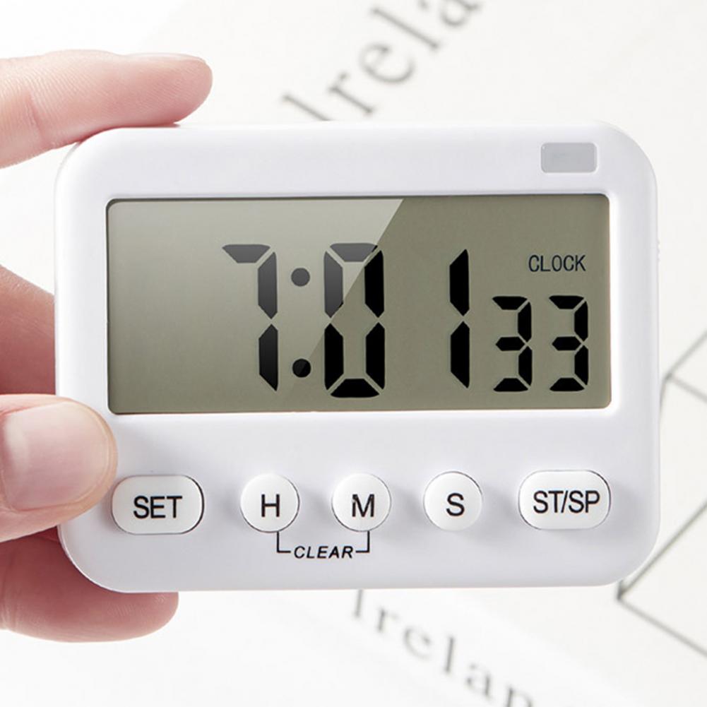 3-in-1 Electronic Digital Timer Reminder Magnetic LCD Screen Countdown Alarm Clock Kitchen Timer temporizador тарелки для еды