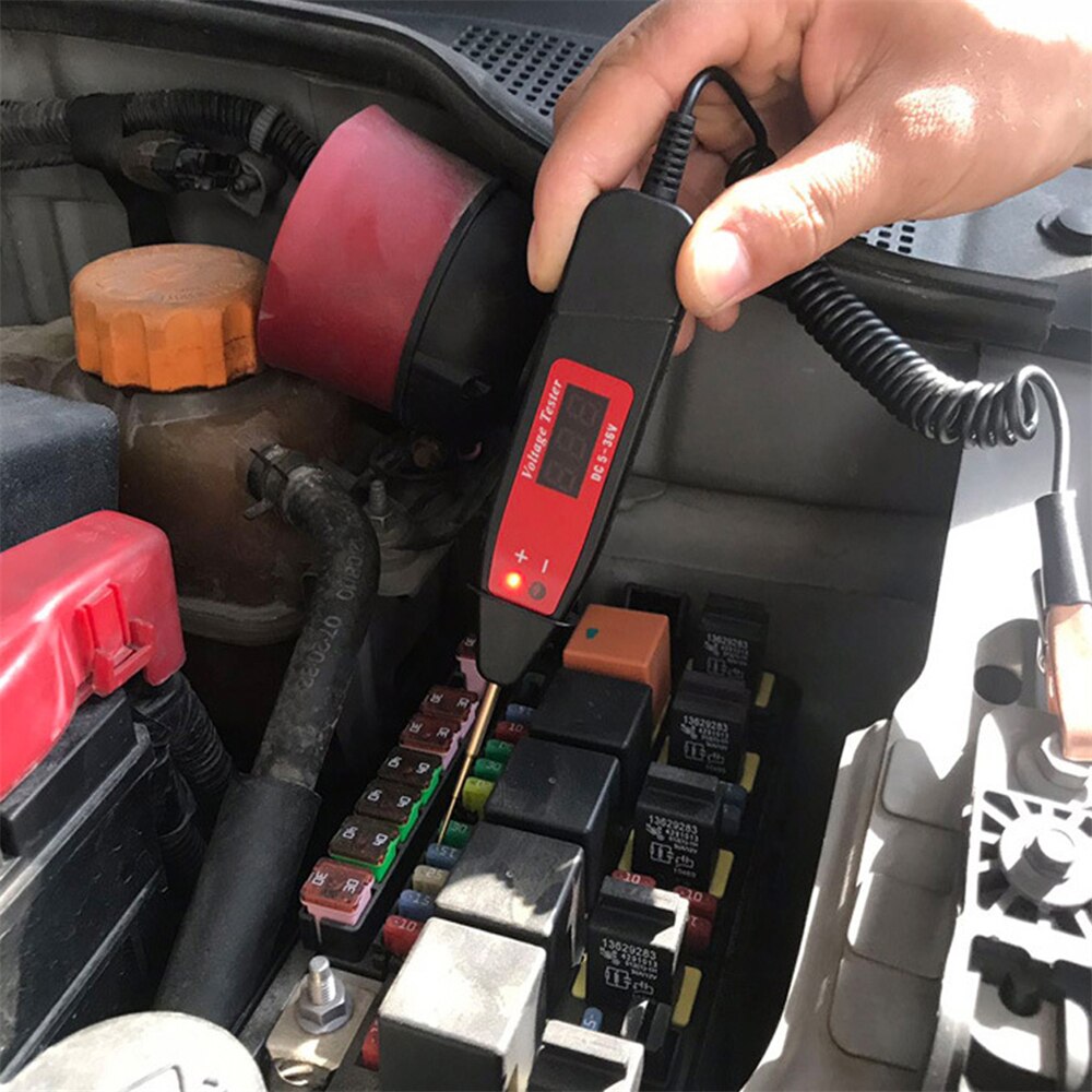 5-36V Auto Elektrische Schaltung Test Stift Digitale Elektrische Spannung Power Test Stift Sonde Auto Spannung Tester Test stift Für Auto Boot