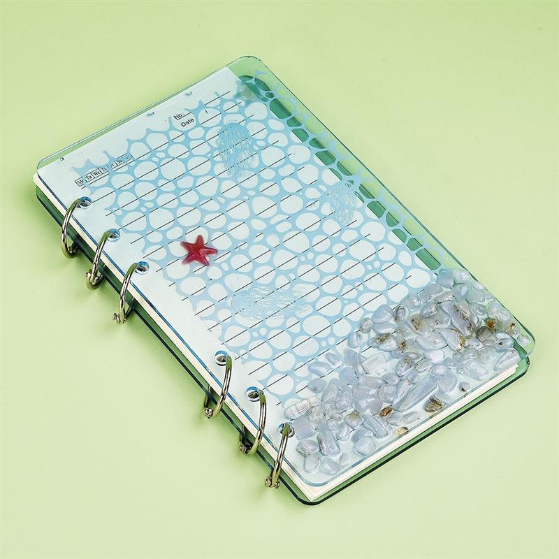 1PC A5 A6 A7 zeszyt DIY rzemieślnicze silikonowe formy Expoxy narzędzia formy żywiczne dla ręcznie robiona biżuteria książka rzemiosło żywiczne formy