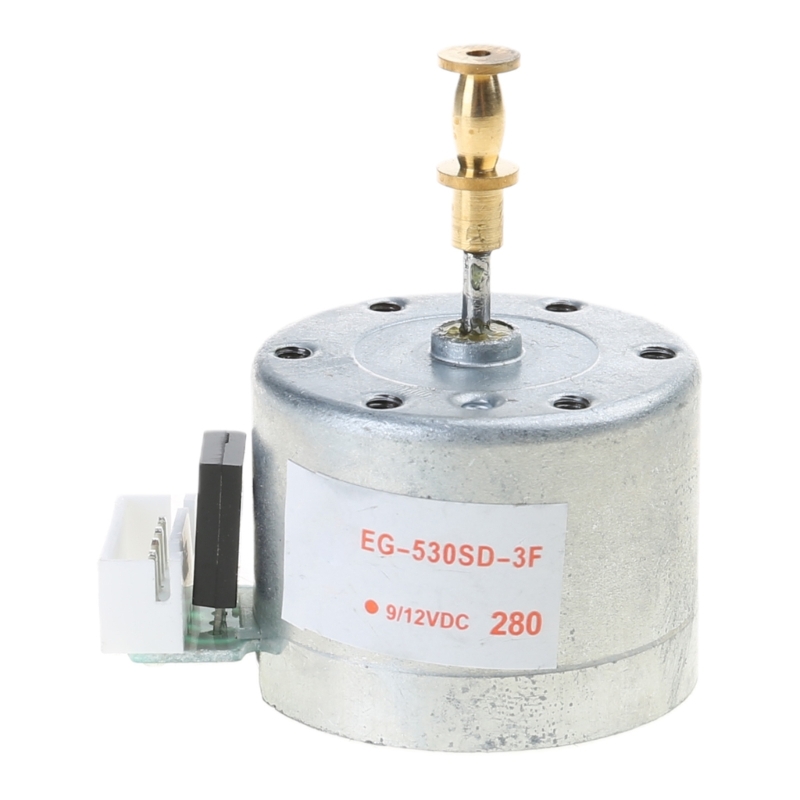 Motor para tocadiscos de Metal, de 3 velocidades EG530SD-3F, 33/45/78 RPM, para tocadiscos, DC5-12V: Oro