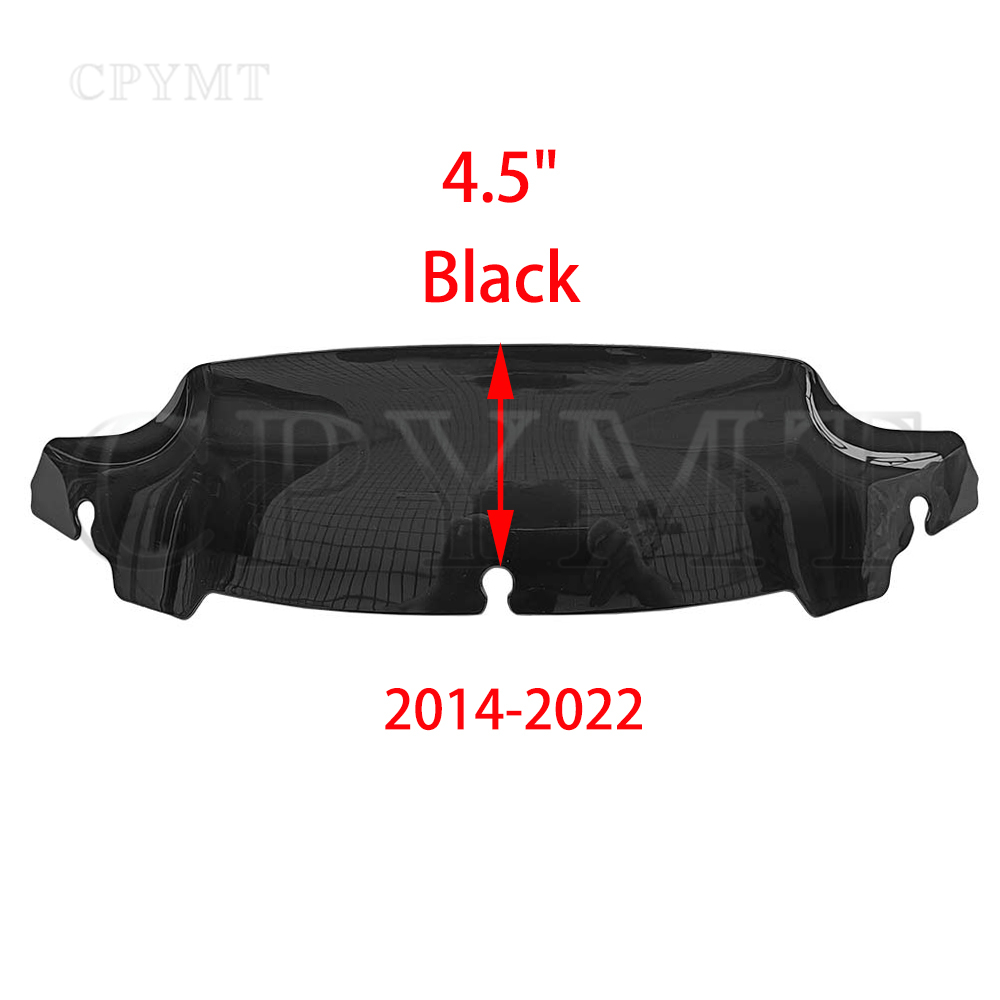 Convient pour Harley 4.5 ''7" 10 ''pare-brise moto carénage pare-brise déflecteur de vent Electra Street Glide Touring 14-Up: vert militaire