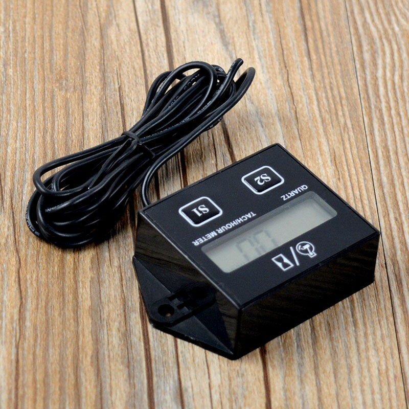 Motorcycle LCD Digital Display Speed Timer Motorboat Engine Electronic Tachometer Universal Motorcycle Digital Gauge Speedometer