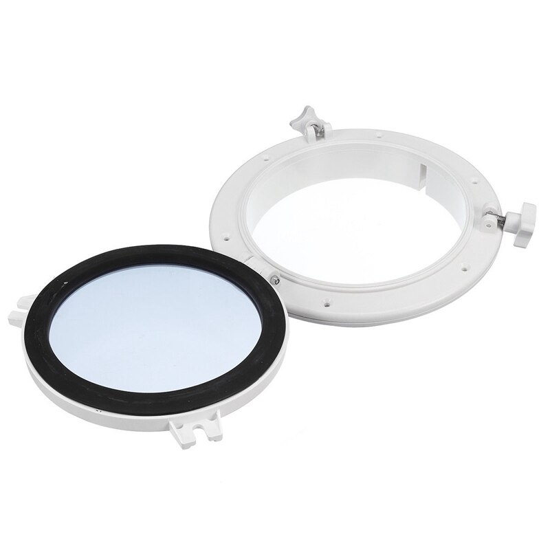 10 Round Opening Porthole Portlight-Marine/Boat/RV Portlight White Hatch Window 10 Round Opening Porthole Portlight-Marine/Boat/RV Portlight White Hatch Window