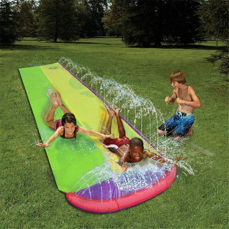 Opblaasbare Glijbaan Zwembaden Opblaasbare Sprinkler Kids Kinderen Zomer Zwembad Pvc Outdoor Achtertuin Gazon Water Games Speelgoed