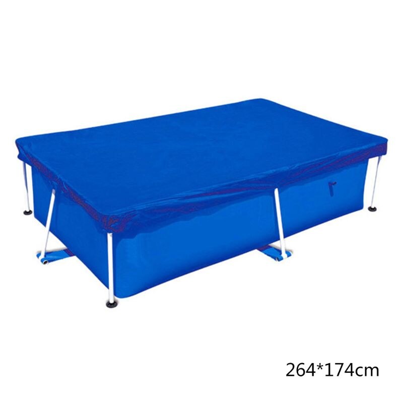 Pool Cover for Kiddie Adult Rectangle Swimming for or Garden Outdoor Paddling Family Pools Keep Pool Free Clean: 264  x  174 cm
