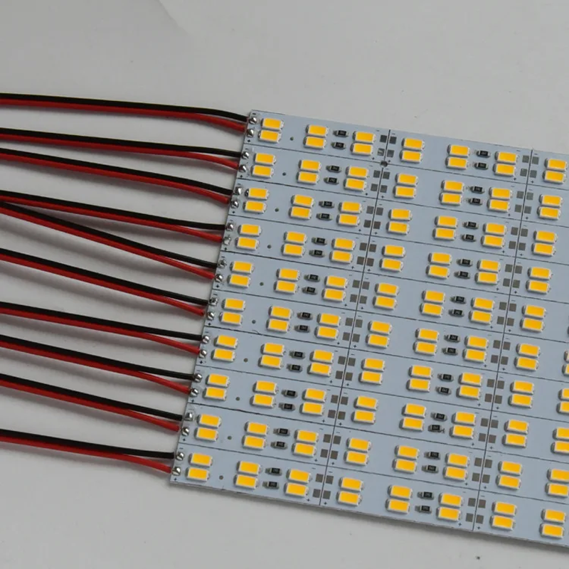 10 stücke 12V 24V LED harten Streifen 4cm 8cm 12cm 16cm 20cm zweireihige starre Stange 3000k 4000k 6000k cct Auto LKW Schiff Maschine Stiefel