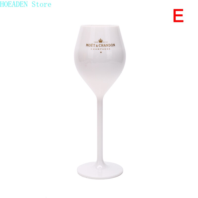 Fabriks plast vinglas ps akryl pc plastik glas champagne fest glas vinglas: E -1 stk
