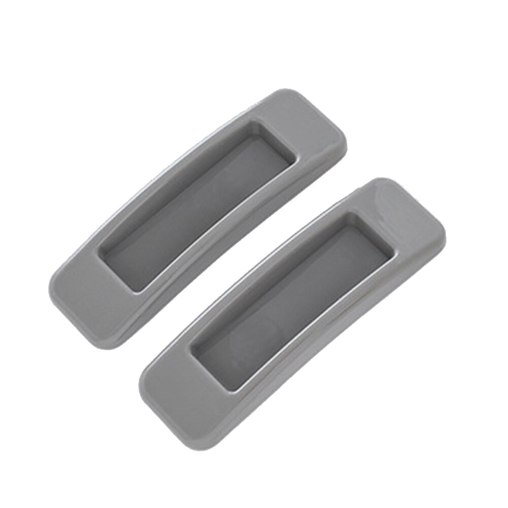 2 Stuks Rechthoek Pasta Soort Glijdende Thuis Windows Schuifladegrepen Deuren Zelfklevende Pull Knop Garderobe Abs Kast Economische