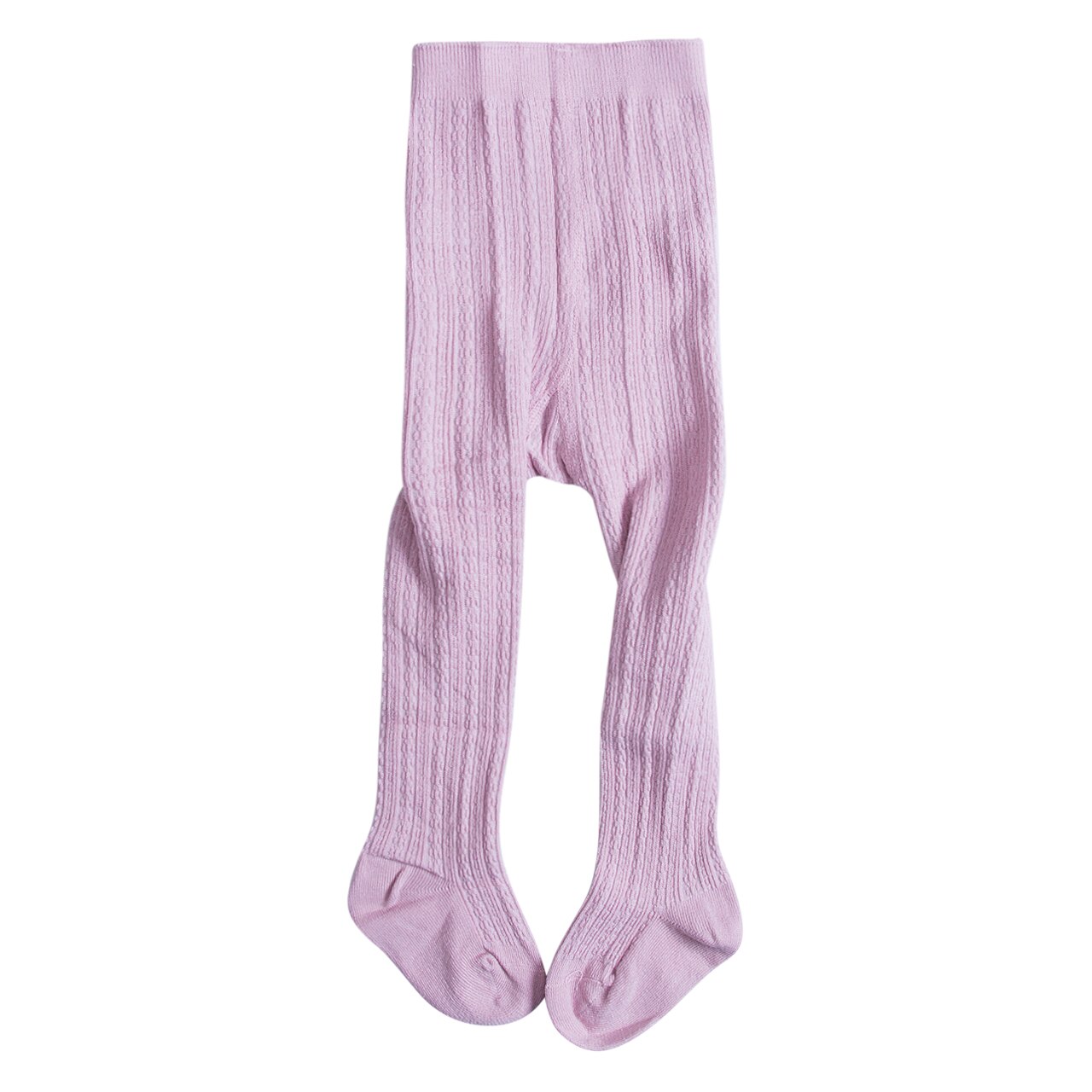 6 cores do bebê crianças meninas da criança collants sólido quente meias meias meias kintting antiderrapante calças meias: Rosa / 6-12 Months