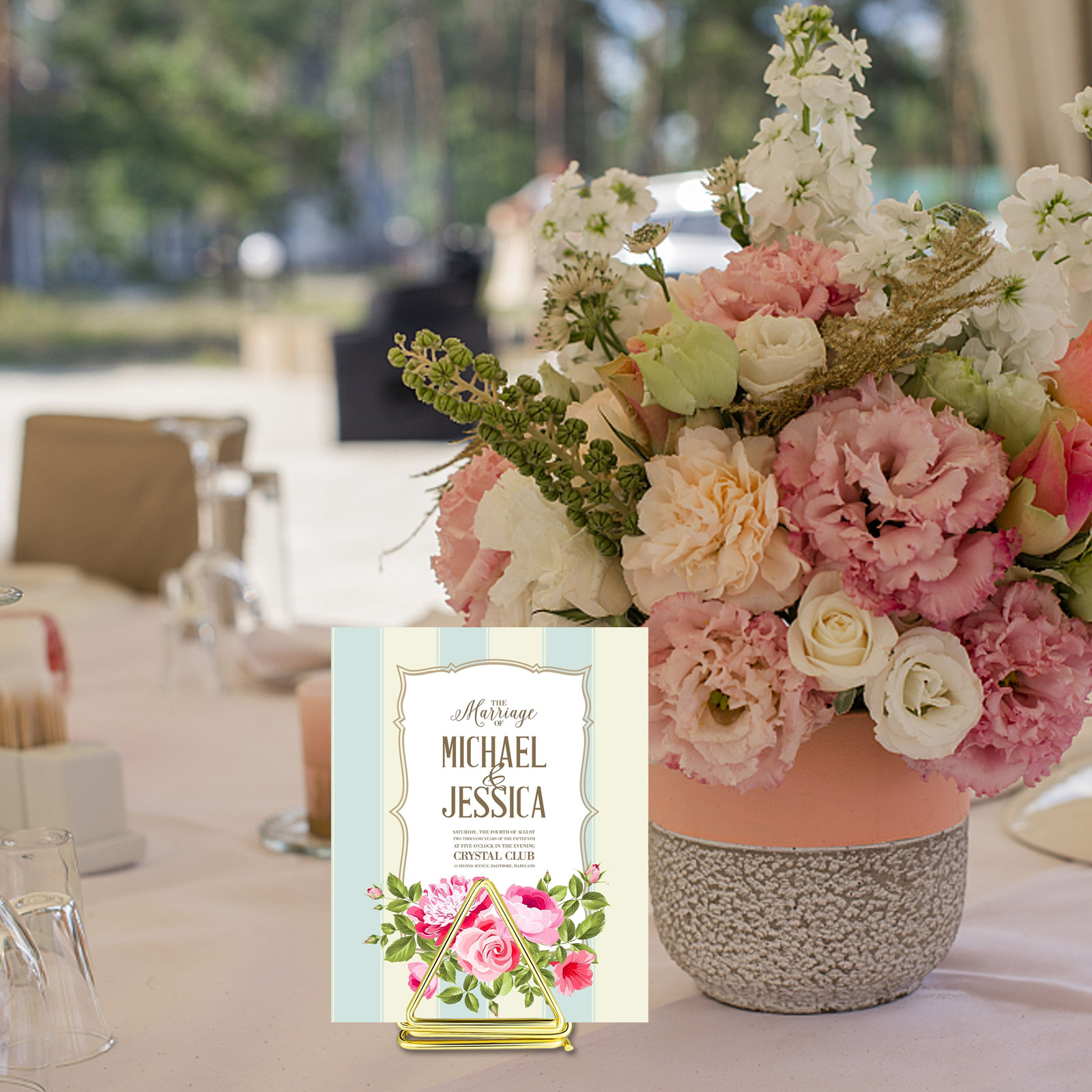 24Pcs Metallic Gold Plaats Kaarten Tafel Nummer Staat Voor Foto &#39;S Voedsel Borden Memo Notes Plaats Kaart Display Houder Bruiloft levert