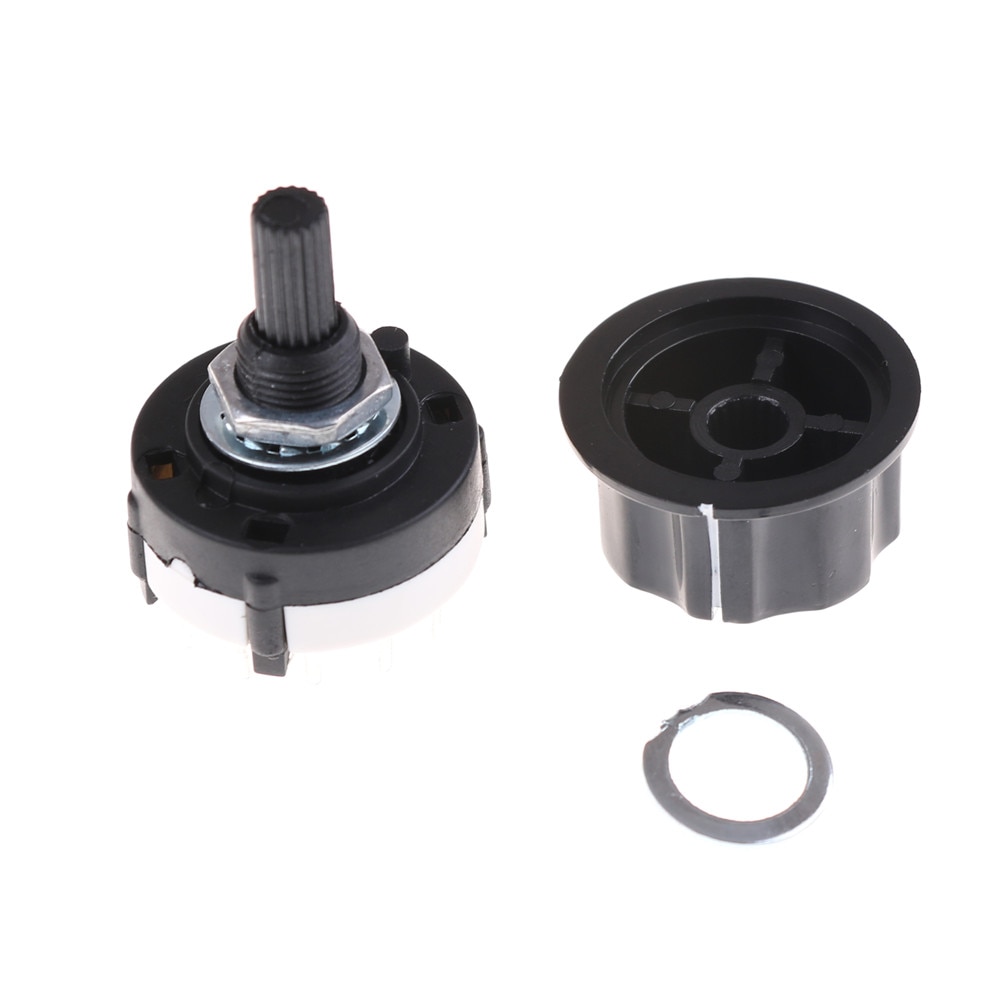 1pcs RS26 Rotary Channel Selector Switch 1 Pole Position 12 Selectable With Knob