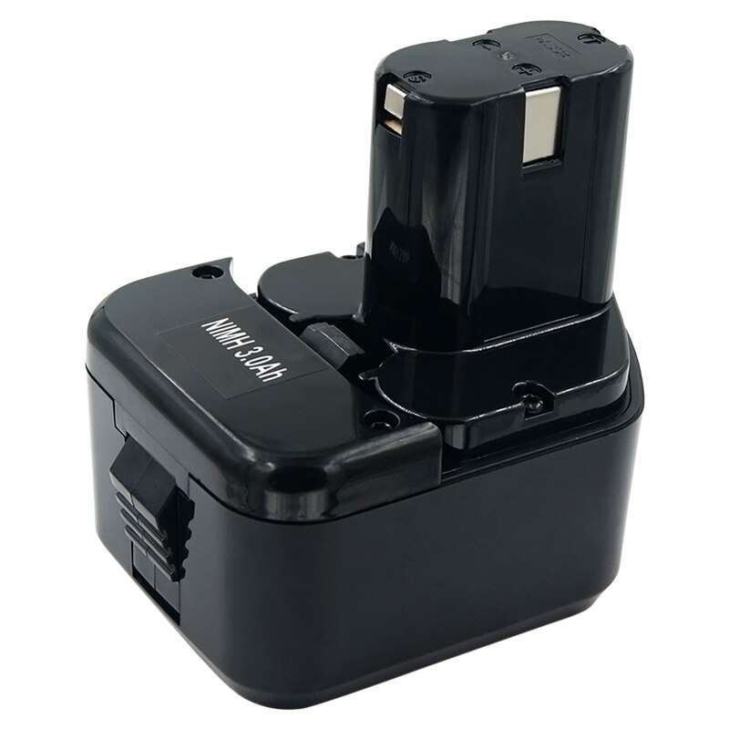 12V Ni-cd 2.0Ah/3.0Ah Rechargeable Batterie D&#39;outils pour Hitachi EB1214S EB1212S Eb1220BL Eb1230hl Eb1230r Eb1230x Eb1233x DS 12DVF3: 3000mAh