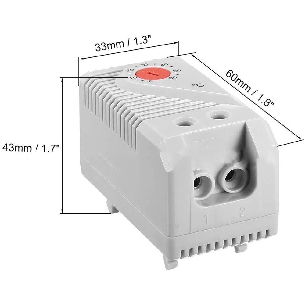 Thermostat KTO011 Mechanical Temperature Control Switch Adjustable Device Cabinet Controller Temp Controling Instrument
