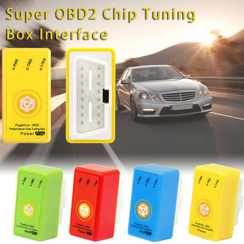 Brandstof Economizer Plug en Drive SuperOBD2 Prestaties Chip Tuning Box voor Benzine Auto 'S
