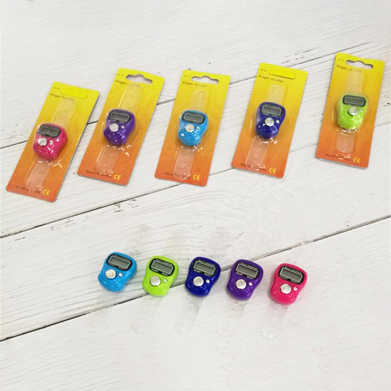 Mini compteur d'anneaux numérique LED, compteur de comptage électronique portatif, compteur de doigt pour les sports de prière et les compteurs de Fitness