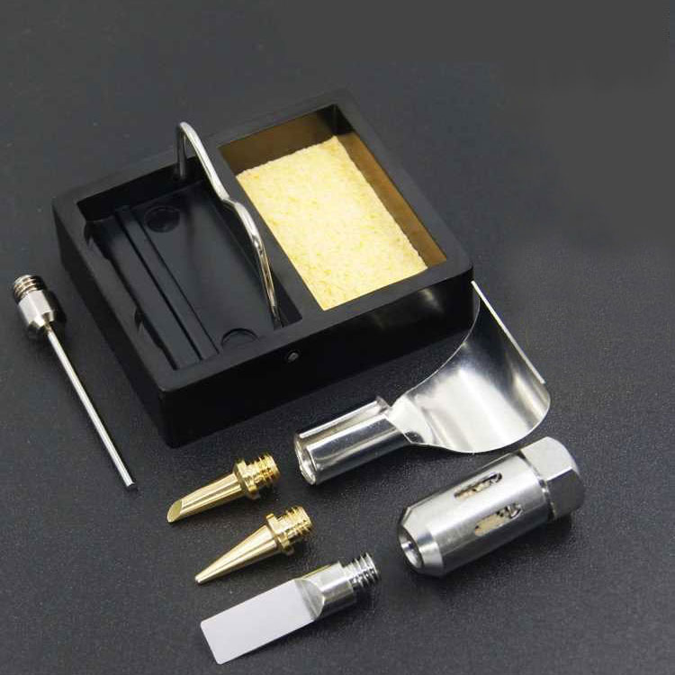 1PCS Welding Soldering Solder Iron Tip Cleaner Cleaning Ball Holder for Butane Gas Pen Shaped Soldering Irons