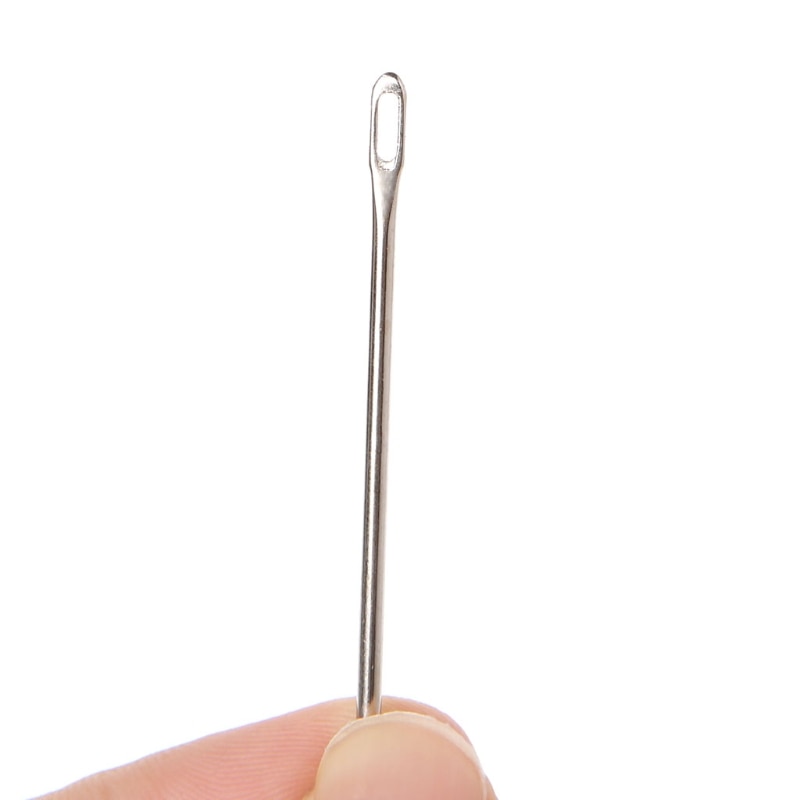 Aiguille de transfert à Double œil pour toutes les machines à tricoter de calibre Standard de 4.5mm, aiguilles à coudre à la main, artisanat de broderie et de réparation