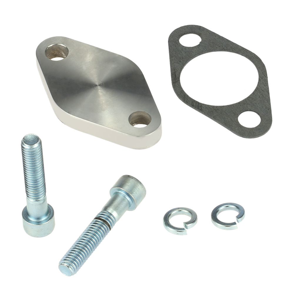 8mm EGR Valve Blanking Block Plates Kit with Gasket for BMW E53 E65 E66 E38 E39 E46 E90