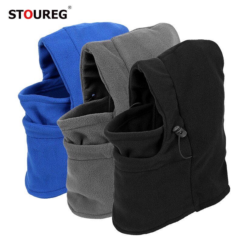 Hombres a prueba de viento senderismo gorras, Invierno Polar térmico abrigado pasamontañas cara gorros, Womem deportes al aire libre Camping motocicleta sombreros para andar en bicicleta