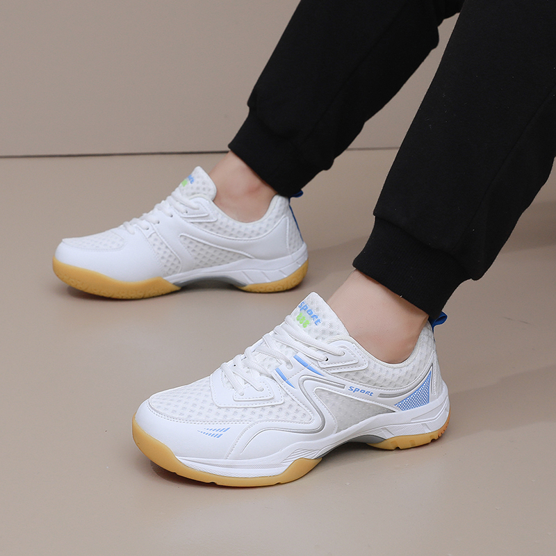 Badmintonschoenen voor dames en heren, antislip, slijtvast, schokabsorberend, ademend, lichtgewicht, geschikt voor training en vrijetijdssporten.