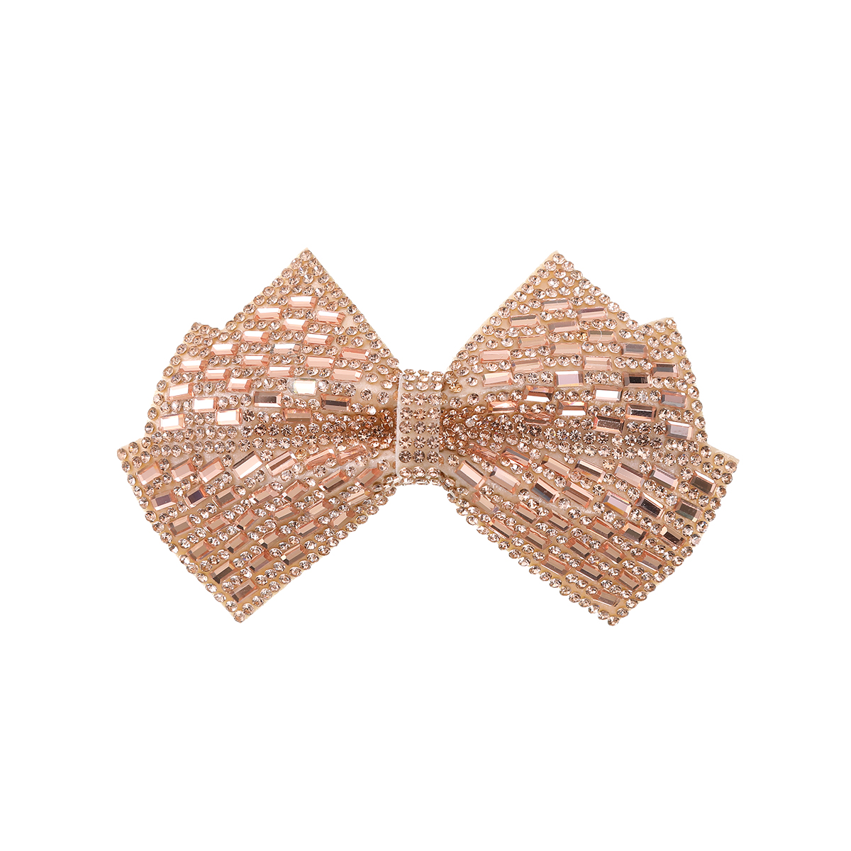 Voller Diamant Haarnadel Schleife Haarschmuck Damen High-End Haarnadel Luxus Strass Temperament Haarspangen High-End Promi-Stil: Grau