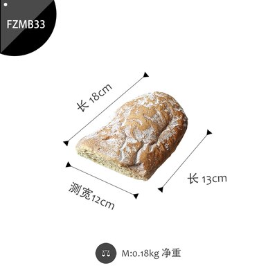 Realistische PU Brood Model Simulatie Voedsel Props voor