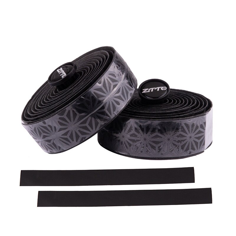 Officiële Authentieke Fietsstuur Bandjes Pu Antislip Fietsstuur Tape Stretch Eva Fietsen Racefiets Accessoires: black