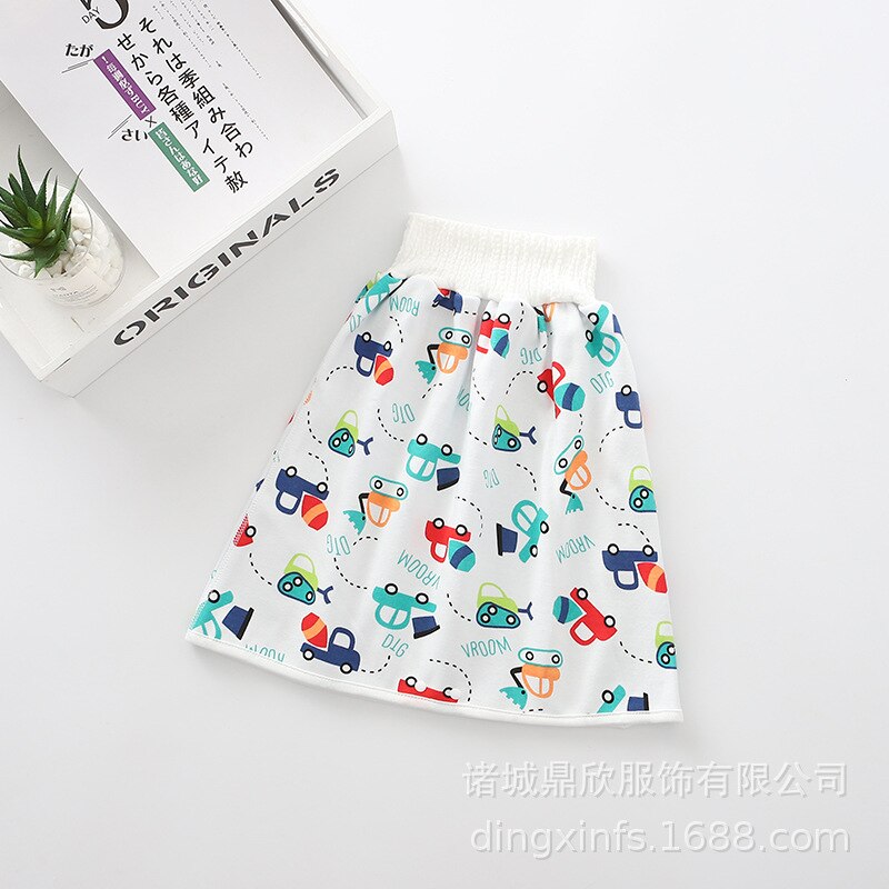 wearable changing pad covers waterproof diaper nappy skirt machine washable urine pad infants baby diaper changing mat be worn: L trucks
