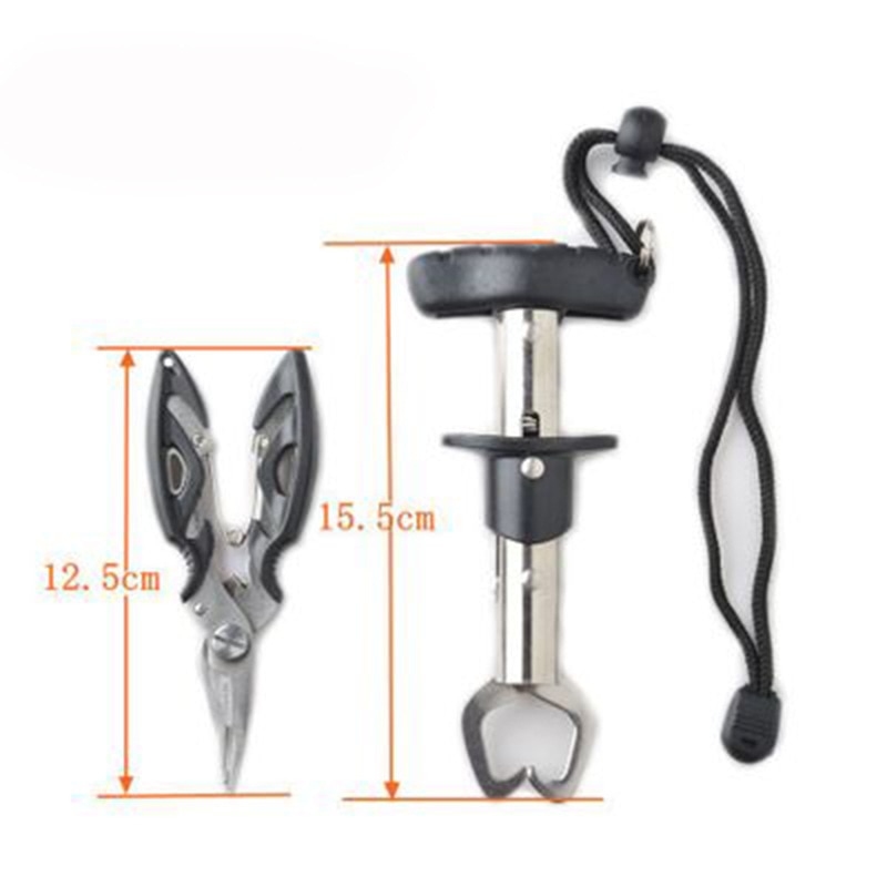Kutter tång sax fisk grip tång set tång tång snip fiske lock lipgrip tillbehör verktyg klämma klämma gripare avtryckare