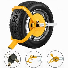 Heavy Duty Car Wheel Lock Clamp 13"-15" Boot Tire Claw Parking Lock Trailer Car Truck Atv Rv Automotive Steel Anti Theft Lock