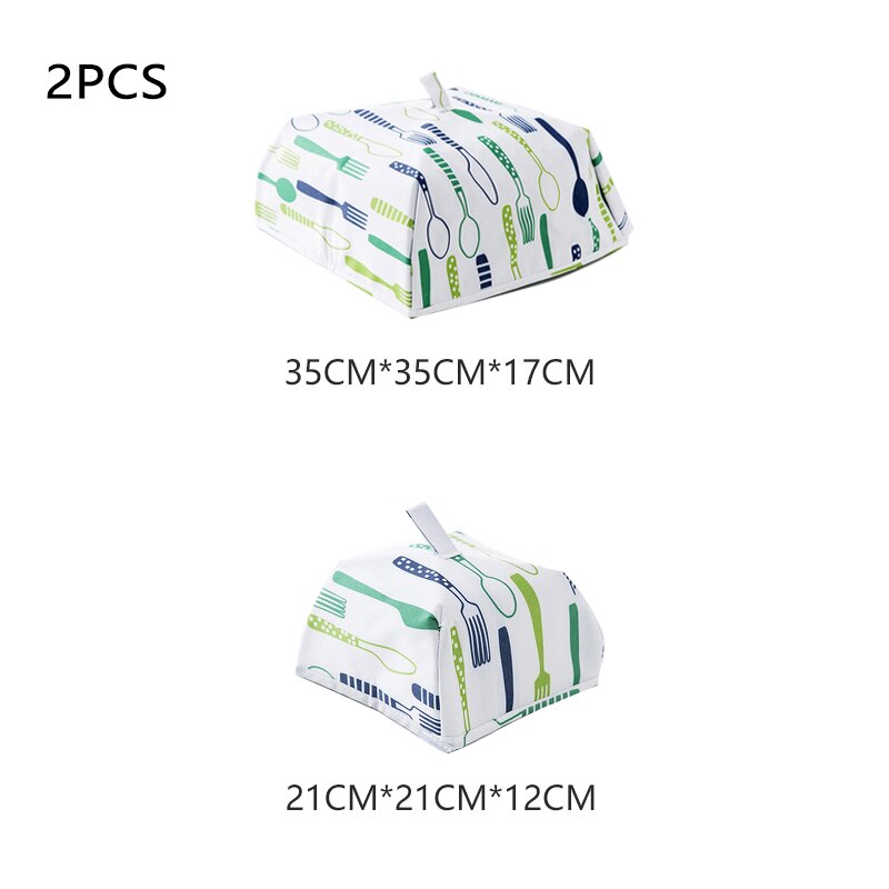 Cubiertas plegables para alimentos, papel de aluminio para mantener el calor, aislamiento de platos, accesorios útiles de cocina: B-Set
