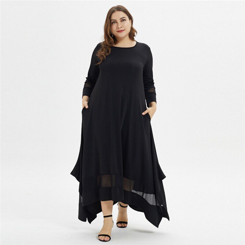 Ample surdimensionné grande taille robe musulmane – Grandado