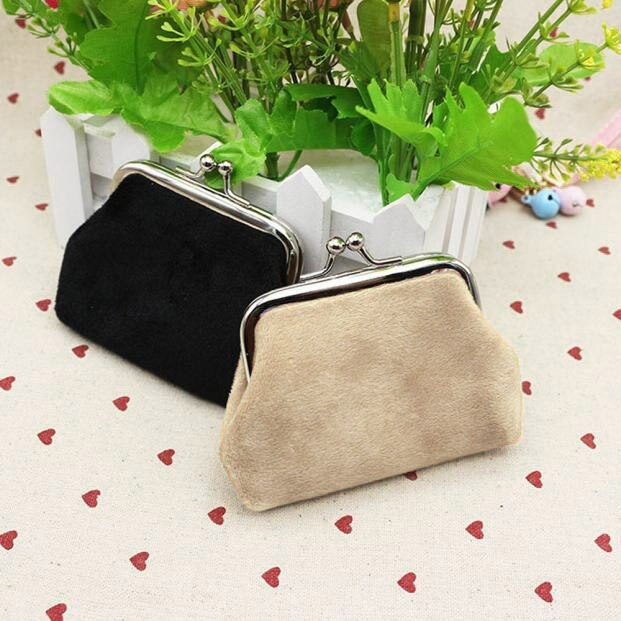 Womens Corduroy Small Wallet Holder Coin Purse Clutch Handbag Bag Mini Pouch Corduroy Hasp Sold