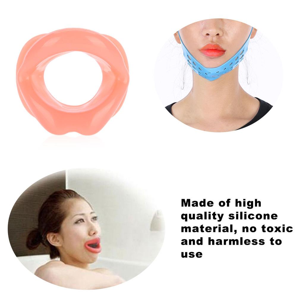 Slim Lift Up Gezicht Belt Cheek V Vorm Gezicht Chin Cheek Anti Rimpel Slapen Hangmat Masker En Anti-Rimpel siliconen Lip Exerciser