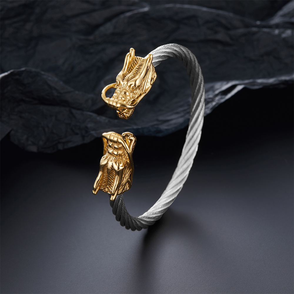 316l draaikranen roestvrij staal populaire armband dames eenvoudige heren charmante vrouw moeder sieraden: Verzilverd